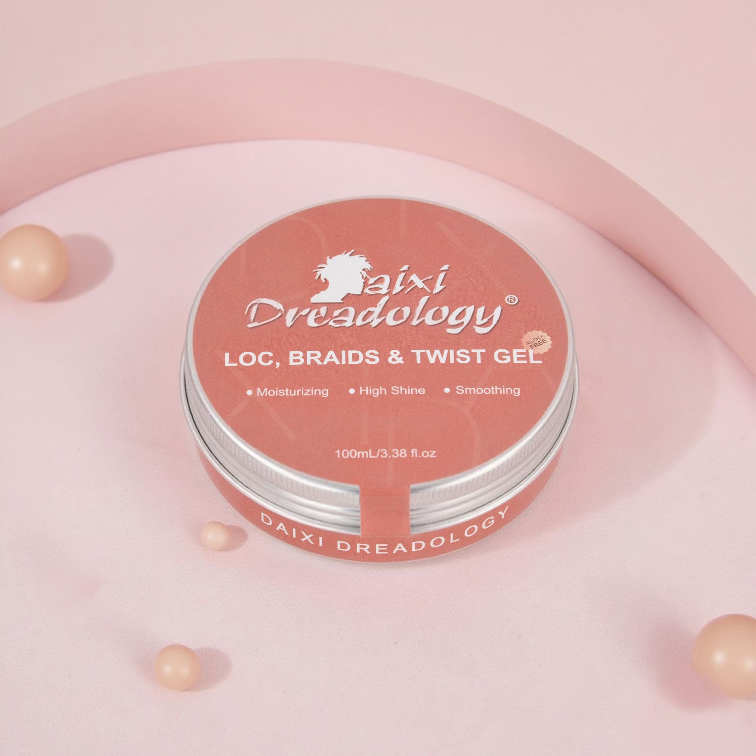 Daixidreadology LOC, BRAIDS & TWIST GEL,Edge No Flake Extra Hold High Shine Braiding Gel & Edge Control Long Lasting for Locks, Cornrows Smooths & Tames Frizz