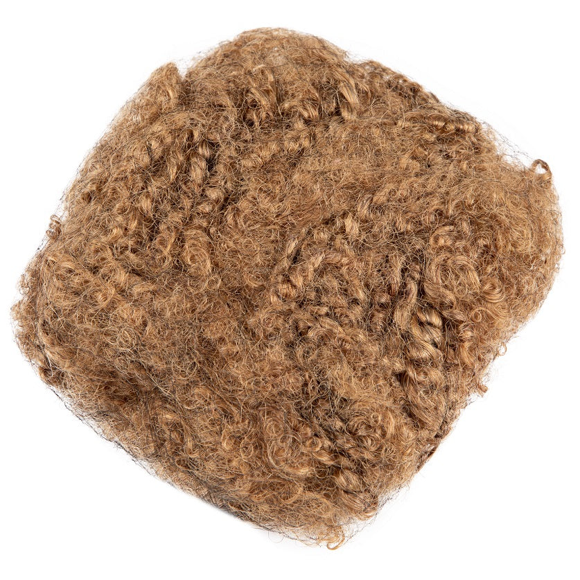 Colorful 4C Afro Kinky Human Hair Bulk for Dreadlocks, Repair Extensions 6 Inch