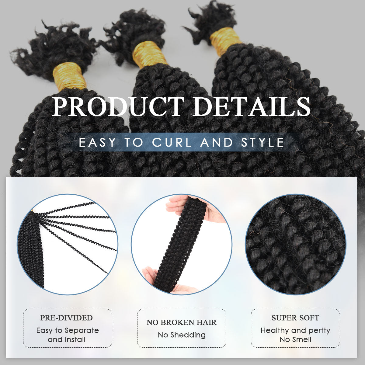 Afro Kinky V Bulk Human Hair For Twist Crochet Braiding Hair 12-20 Inch Natural Black