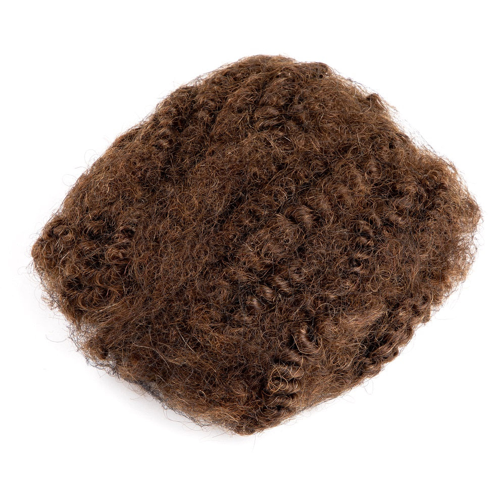 Colorful 4C Afro Kinky Human Hair Bulk for Dreadlocks, Repair Extensions 6 Inch