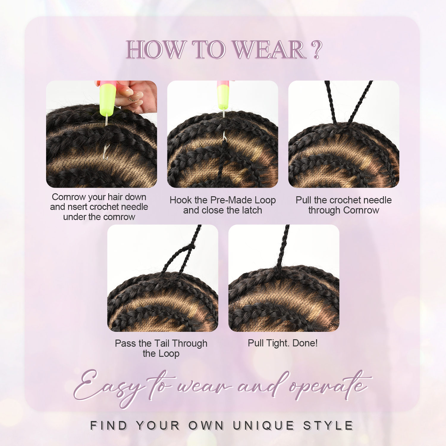 Dreadlocks Extensions Cheveux Humains Permanent Dreads Locs Extensions de Cheveux pour Retwist et Braid Couleur Naturelle 0.4cm Mince (6-12 Pouces)