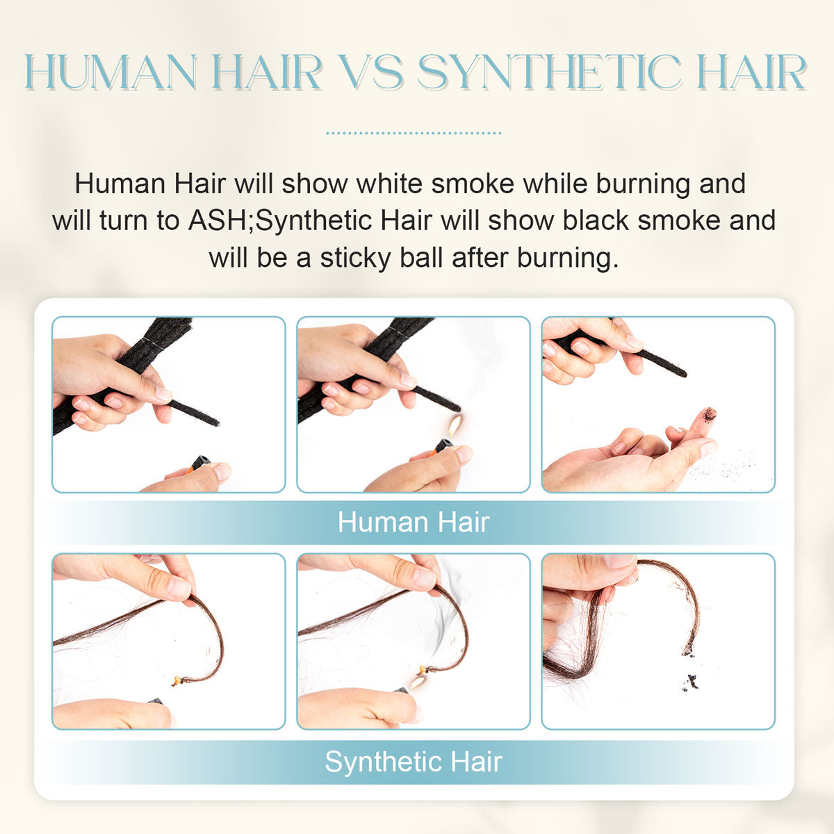 Pre-Looped Dreadlocks Extensions Human Hair For Men and Women Natural Black