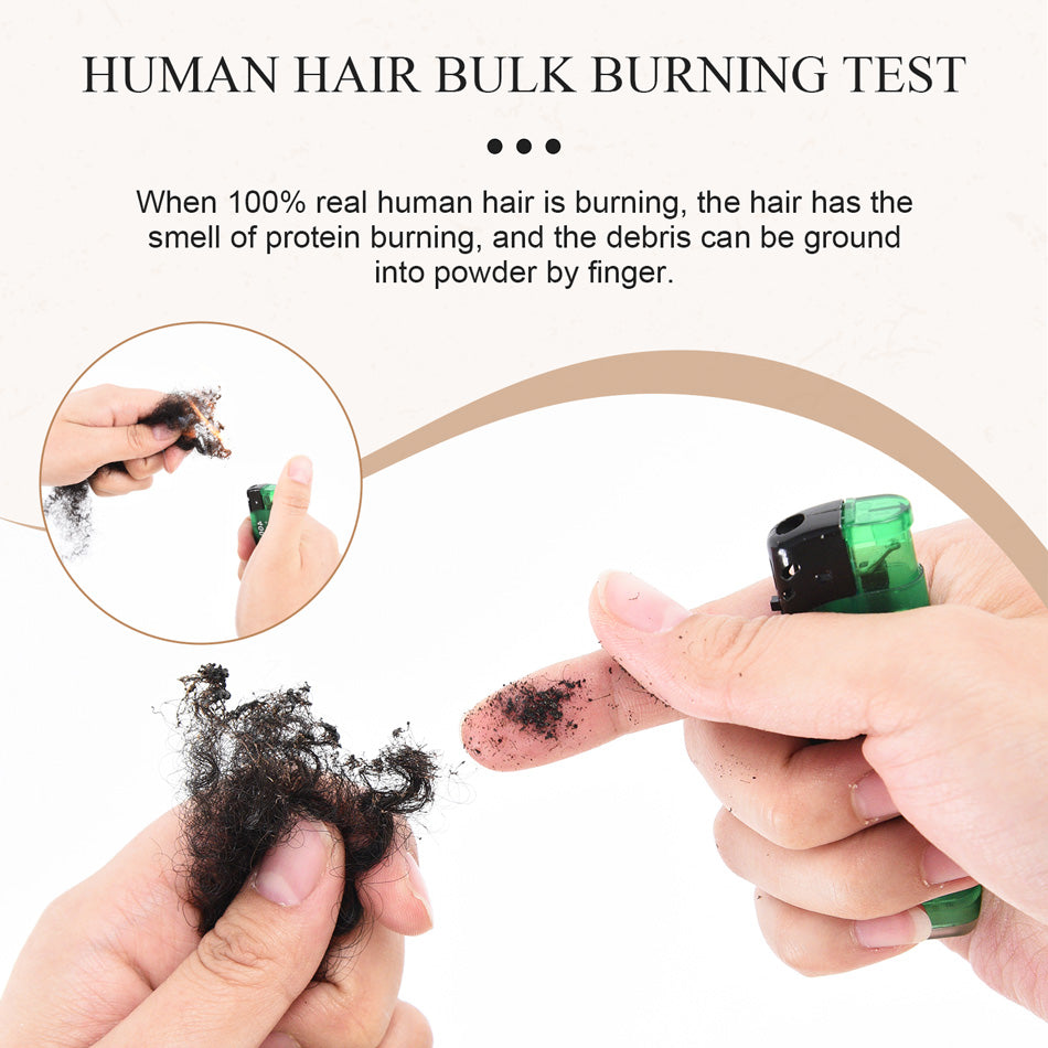 #27 Afro Kinky Bulk Human Hair for Dreadlocks/Braids/Twists/Repair Locs