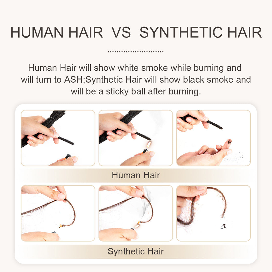 Salt & Pepper Color Dreadlocks Extensions Human Hair Handmade