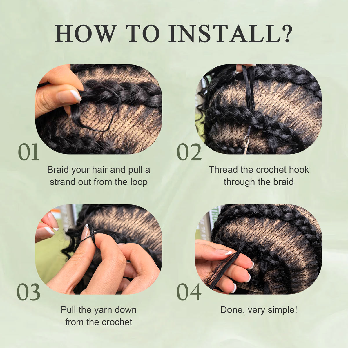 Jerry Curly Crochet Hair Natural Black Feather Human Hair Extensions