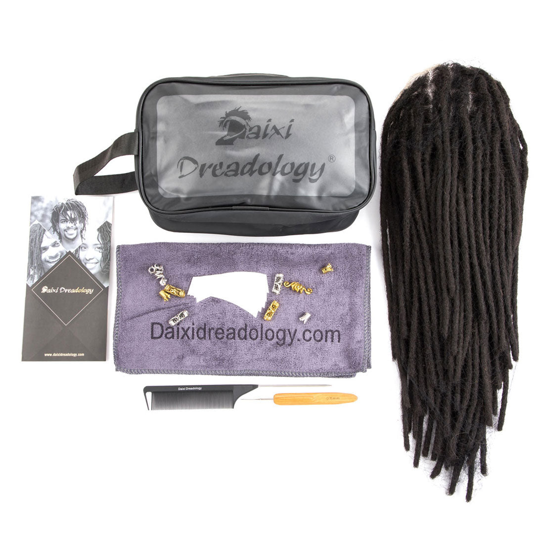 Unité de Base Afro Dreadlocks toupet Afro locs pour hommes noirs, tissage de cheveux 100% naturels, 8x10 pouces avec dentelle transparente