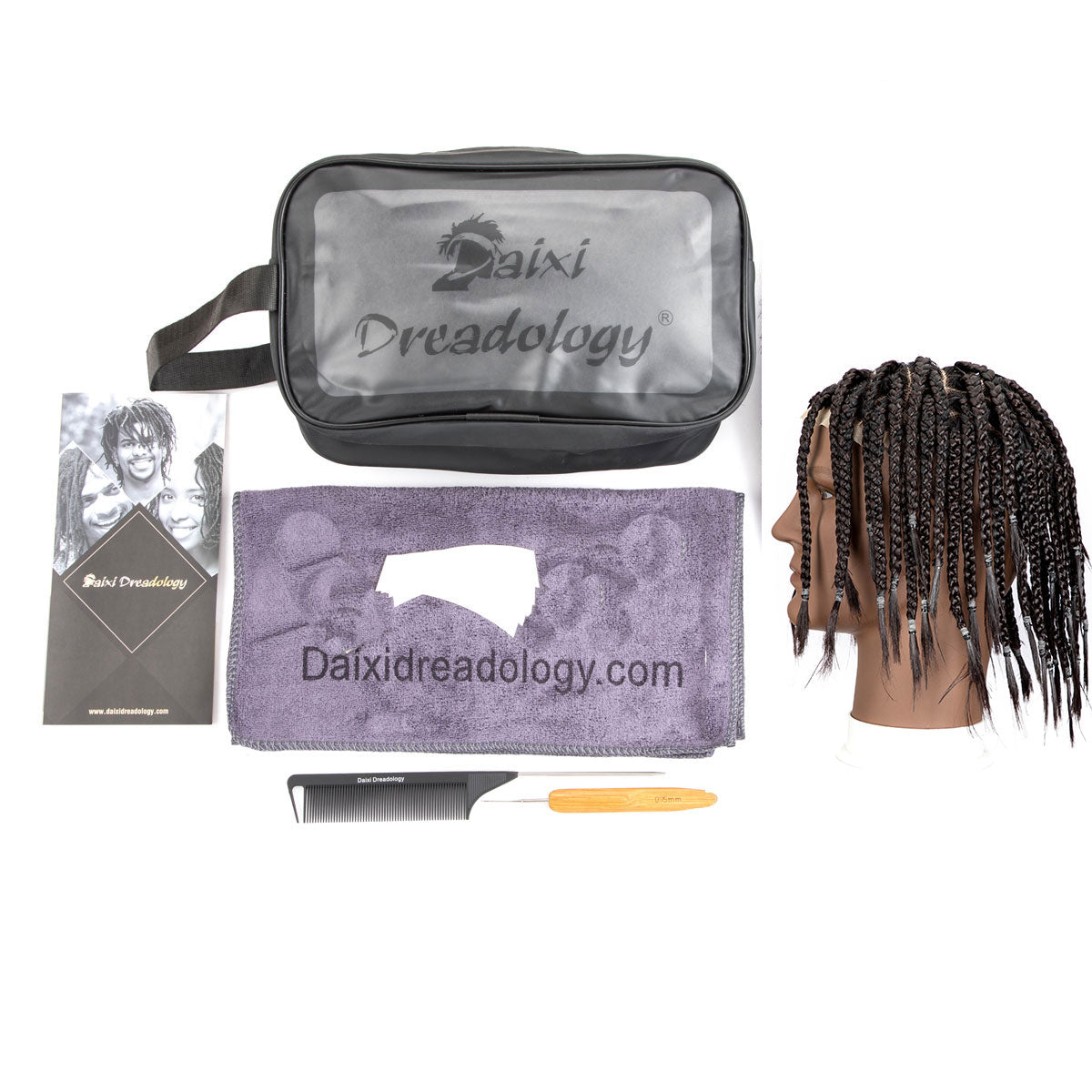 Box Braids Toupee 8x10 inches base unit with Transparent Lace