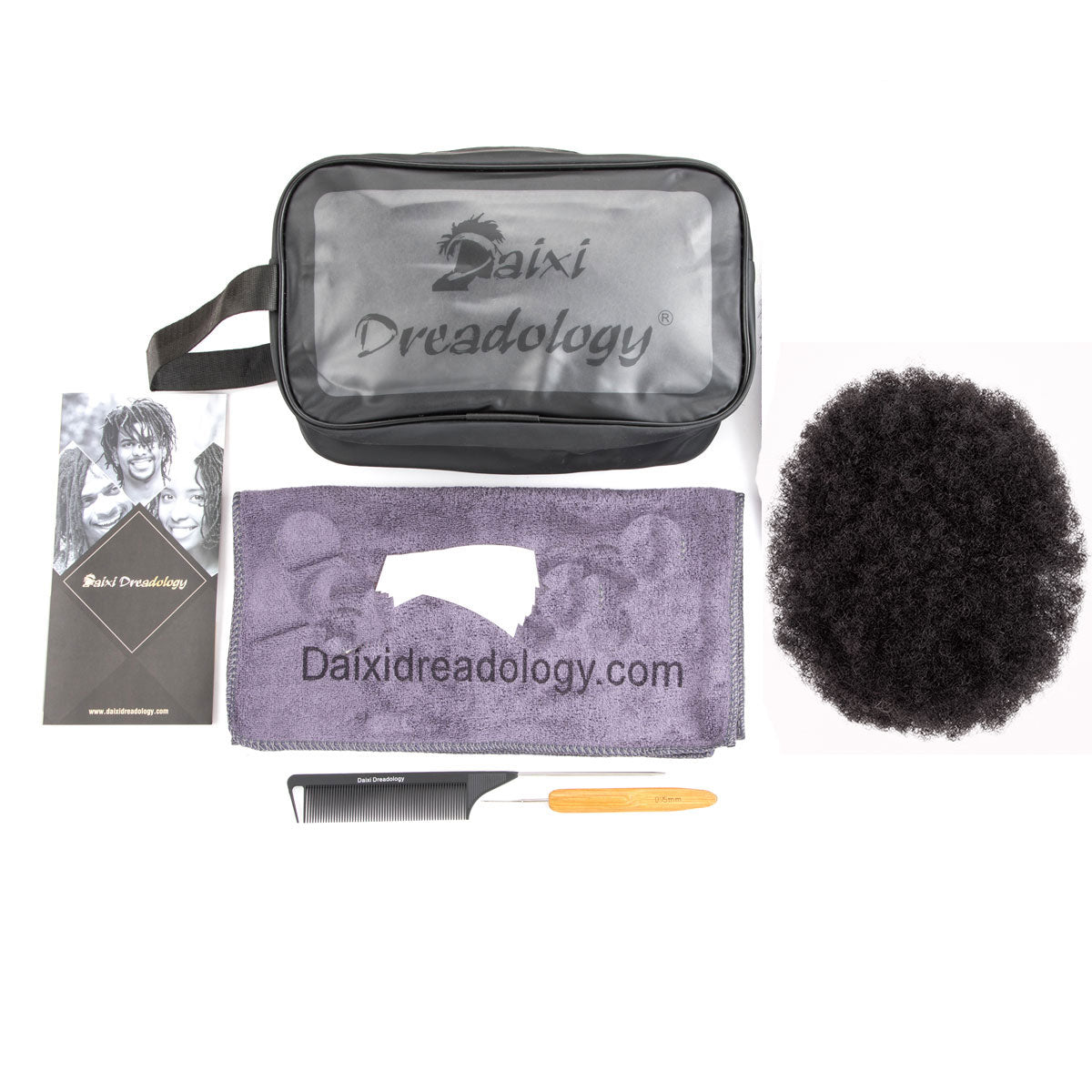 Afro Hair Toupee 4-6mm Curl 100% Human Hair Base Unit Natural Black