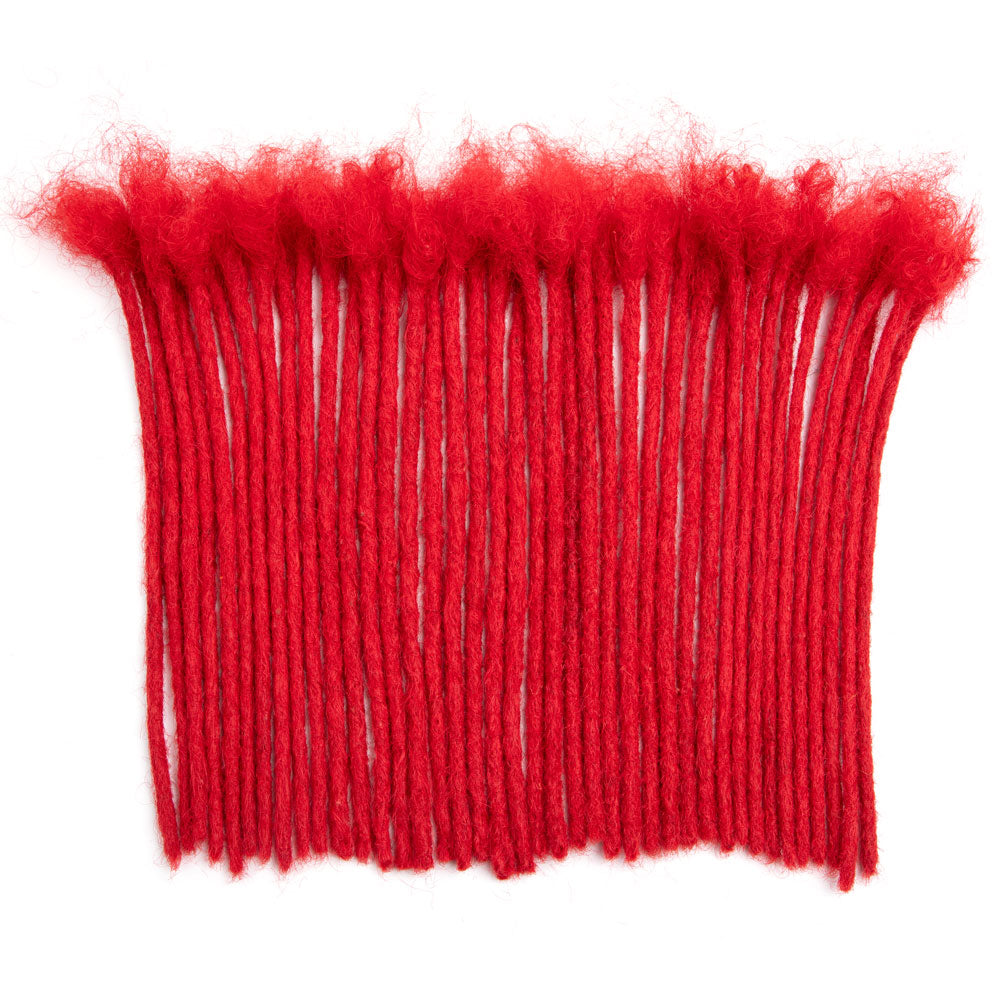 8 Inch Colorful Human Hair Dreads Extensions For Men and Women