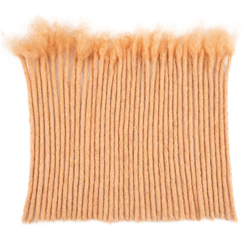 #Rose Rose Dreads Extensions de cheveux humains Dreadlocks 8 pouces Locs cheveux 0,6 cm
