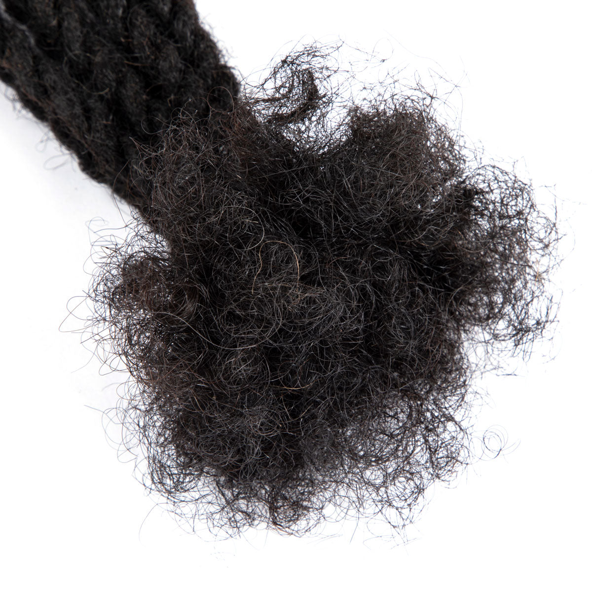 Loc Knot Bob Human Hair Dreadlocks Invisible LocsStyled Retwisting Dreads Locs Extensions For Men and Women