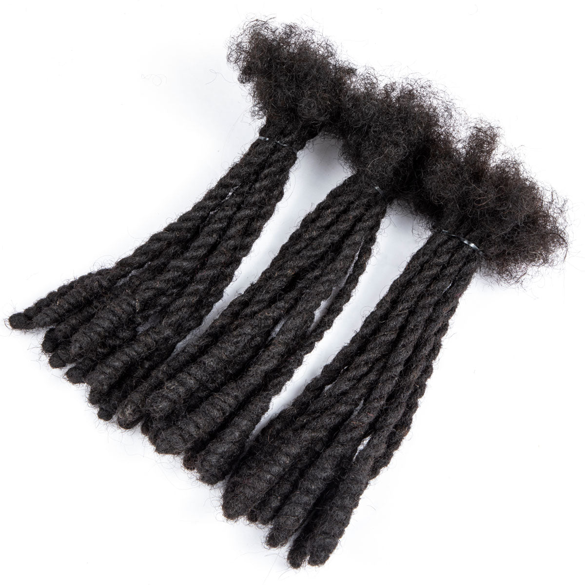 Loc Knot Bob Human Hair Dreadlocks Invisible LocsStyled Retwisting Dreads Locs Extensions For Men and Women