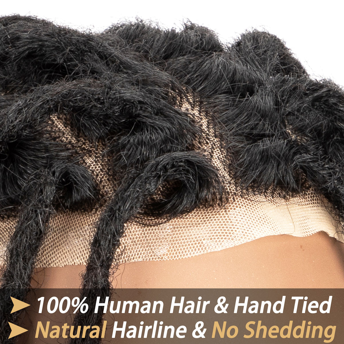 Two Strand Twist Dreadlocks Toupee Afro  Retwisting locs Base Unit For Black Men 100% Human Hair Weave Hair Unit 8x10inch with Transparent Lace