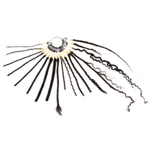 Daixi Dreadology Dreadlocks Styling Ring - Daixi Dreadology styling ring with diverse dreadlock samples for width and style comparison.