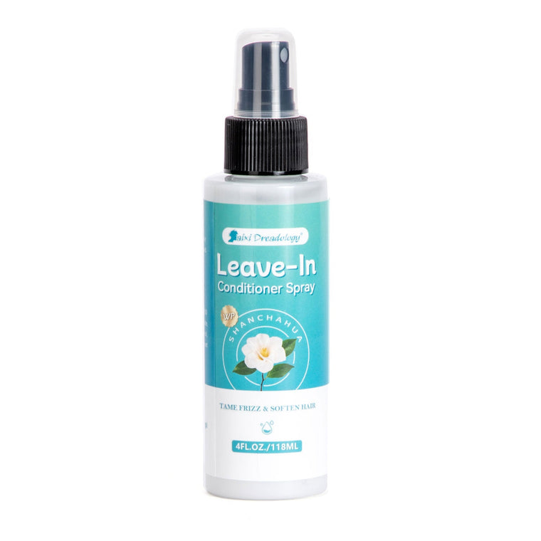 Daixidreadology Leave-In Conditioner Spray, Tame Frizz & Soften Hair - Saixi Dreadology Leave-In Conditioner Spray bottle, 4 fl oz, for taming frizz and softening hair.