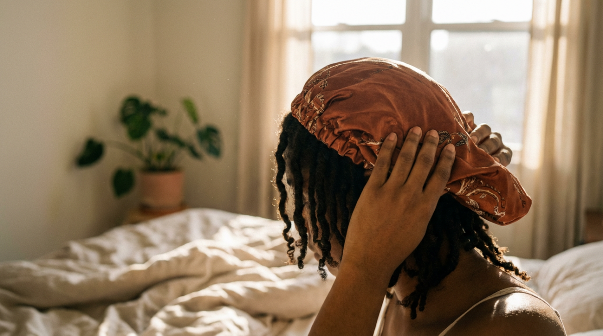 Daily Silk Bonnets and Scalp Breathability With Locs: What Helps, What Hurts, and How to Decide