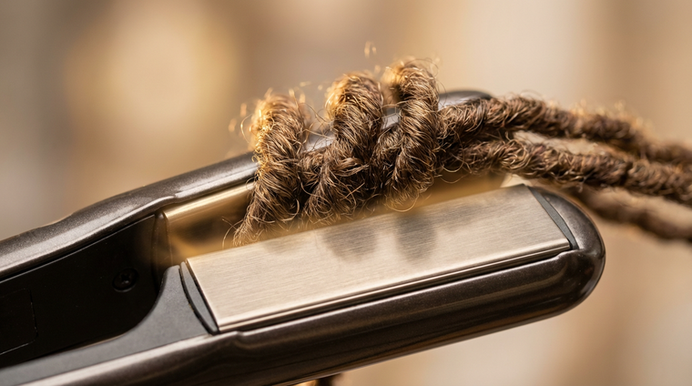 Can You Flat-Iron Locs? A Risk Assessment for Human Hair Damage