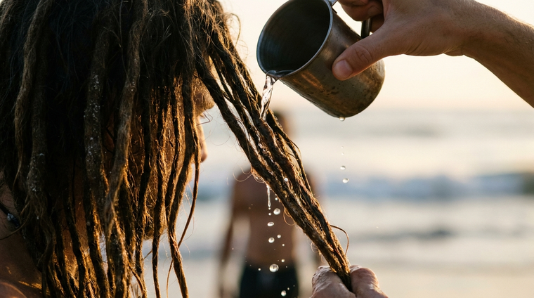 Post-Swimming Care: Protecting Loc Fibers from Saltwater Erosion