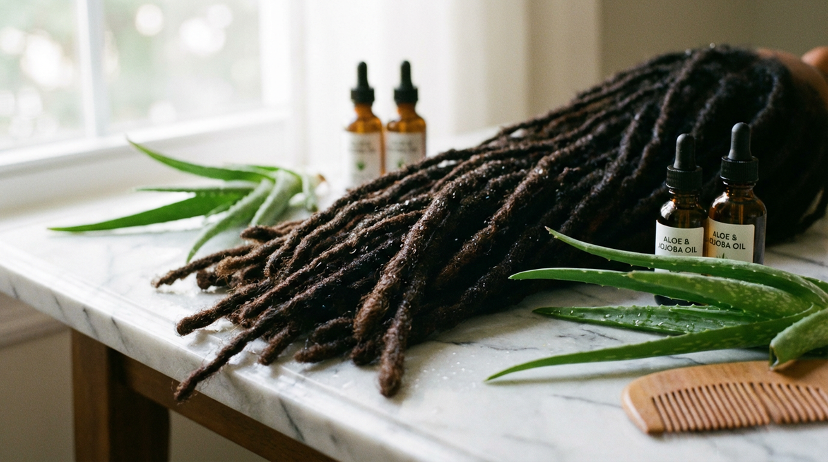 Make Your Own Leave-In Spray for Human Hair Locs: Natural, Low-Residue Recipes