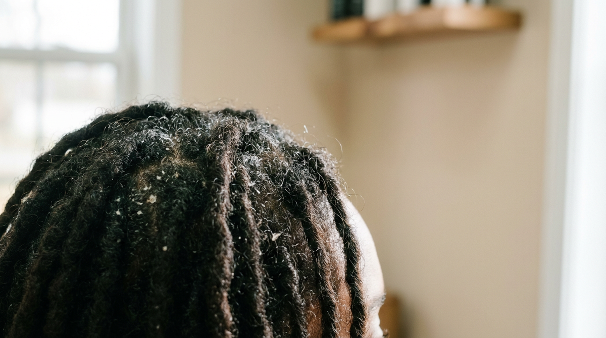 The Science of White Build-Up: Why Cheap Gels Ruin Locs and What to Use Instead