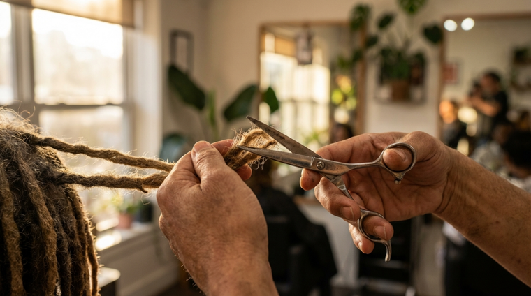 Locs Too Long? How to Safely Trim Them Yourself Without Fraying