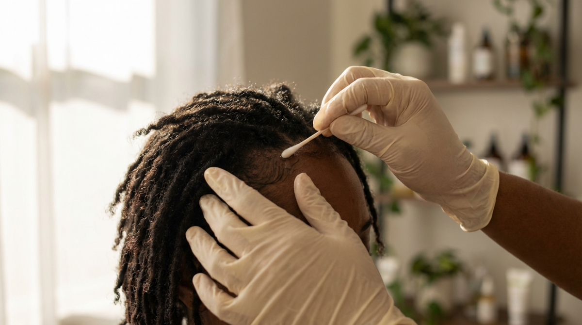 Safely Removing Toupee Adhesive Residue From Loc Installs Without Damaging Natural Hair