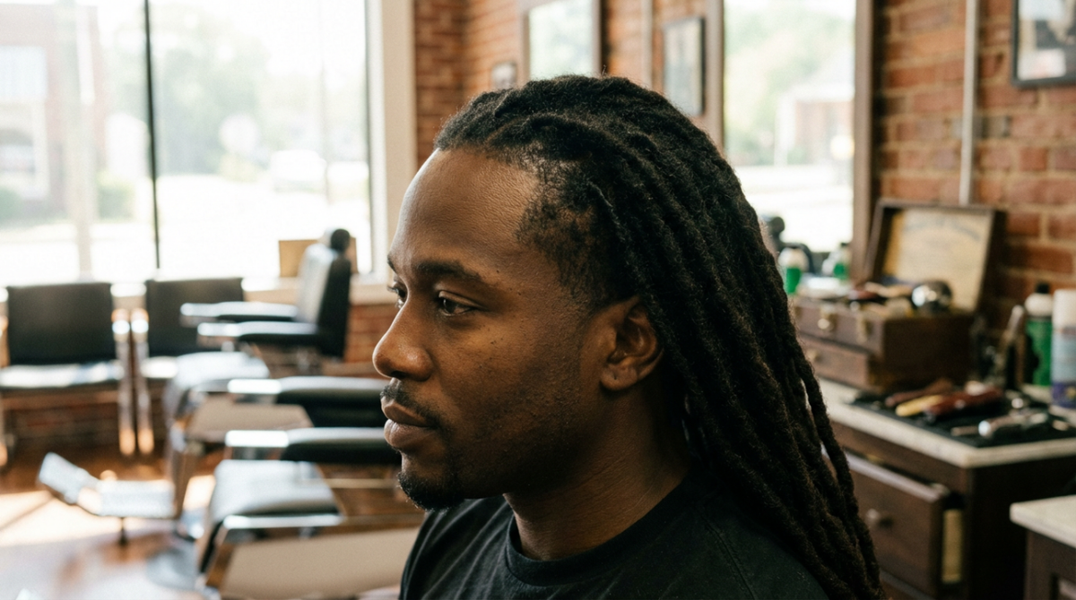 Seamless Blending: Transitioning From Short Hair to Long Locs for Men