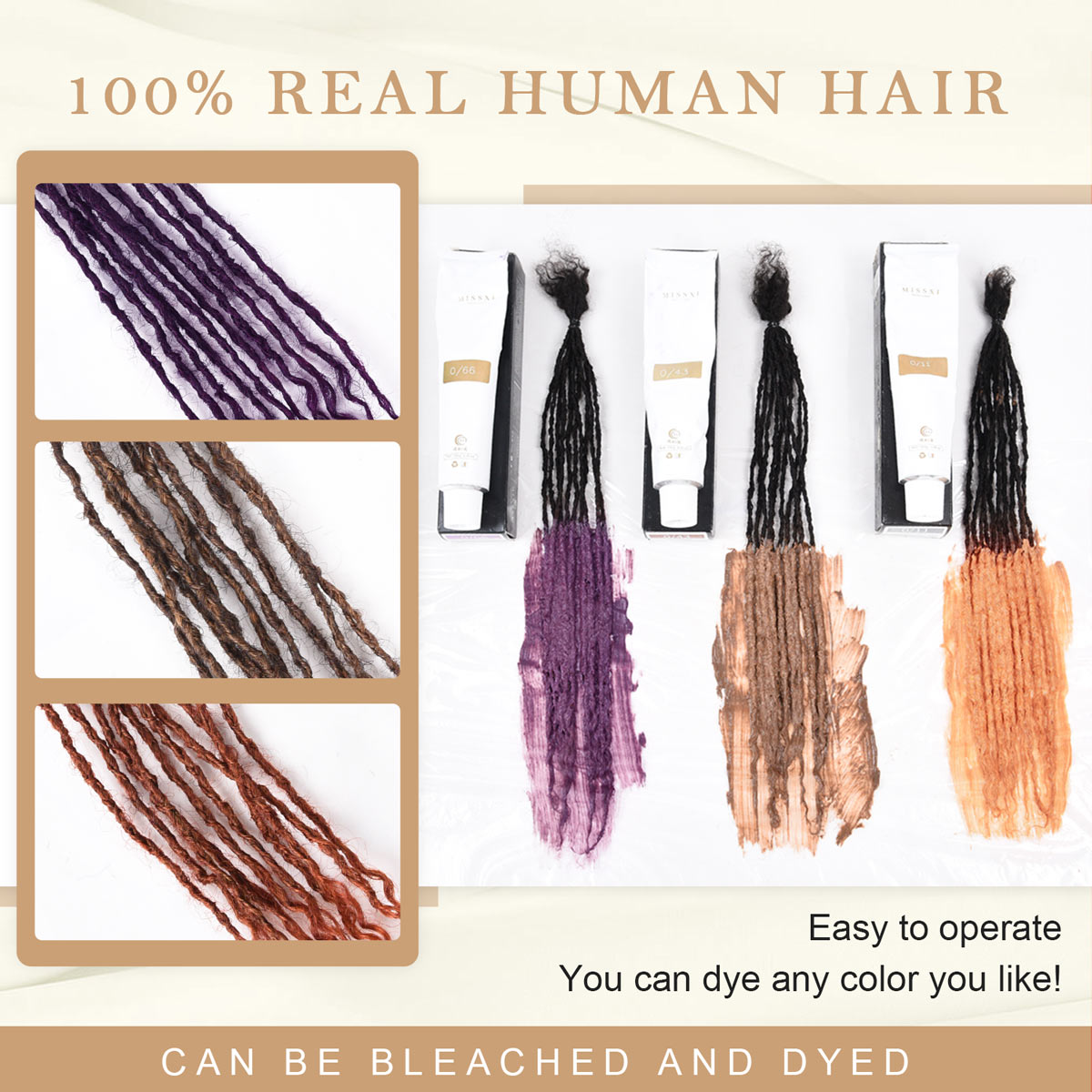 Interlocking Sisterlocks Feather Hair Extensions Curly Tips 100％ Real Micro Loc Extensions Human Hair, Natural Black