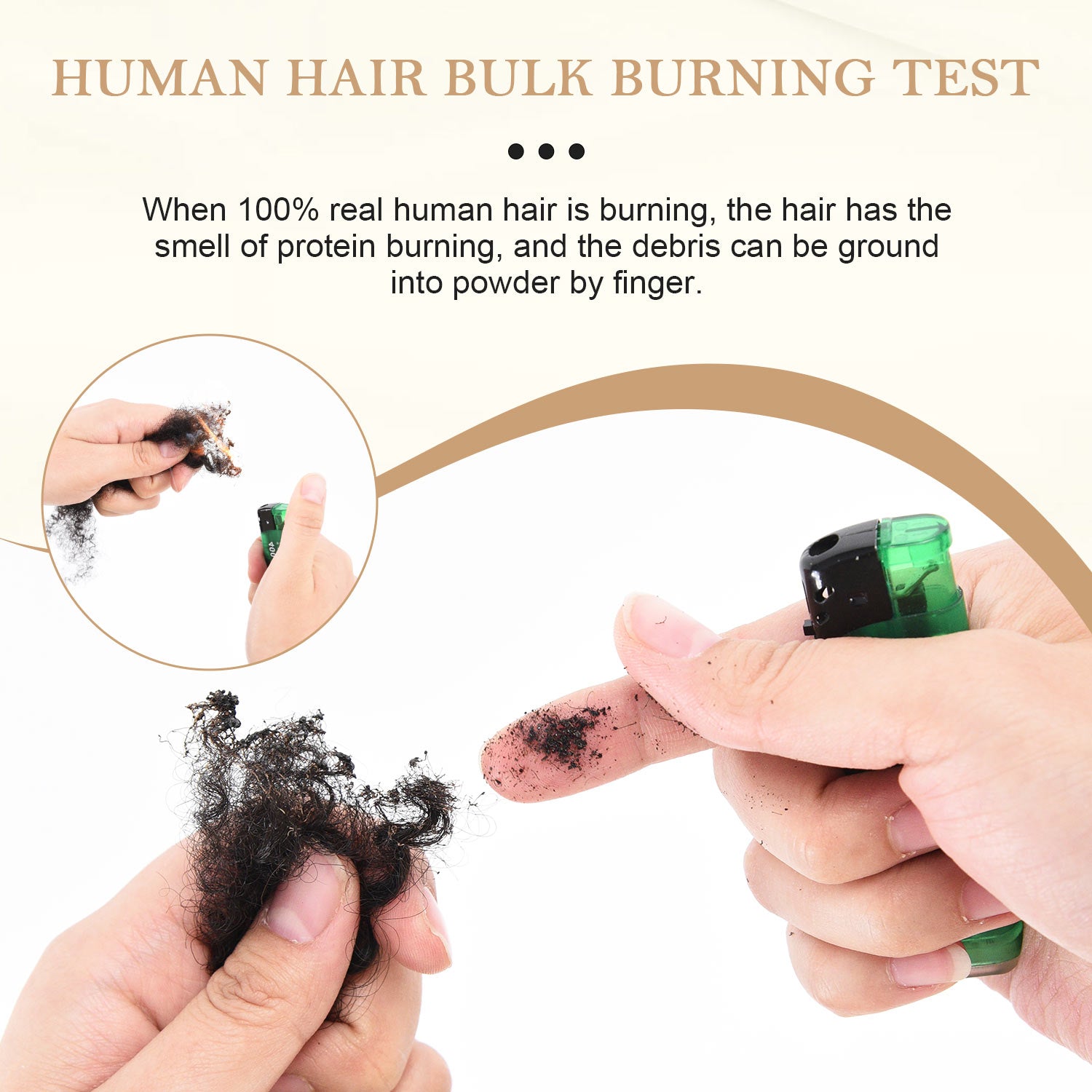 Interlocking Sisterlocks Feather Hair Extensions Curly Tips 100％ Real Micro Loc Extensions Human Hair, Natural Black