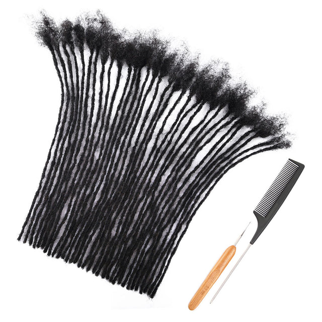 prolongements de cheveux de Locs de prolongements de dreadlocks de cheveux humains d'épaisseur de 0.2cm 6-18 pouces