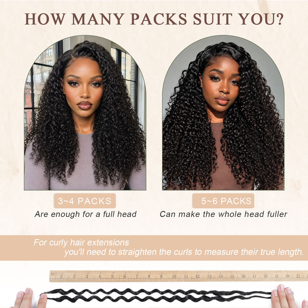 Jerry Curly Crochet Hair Natural Black Feather Human Hair Extensions