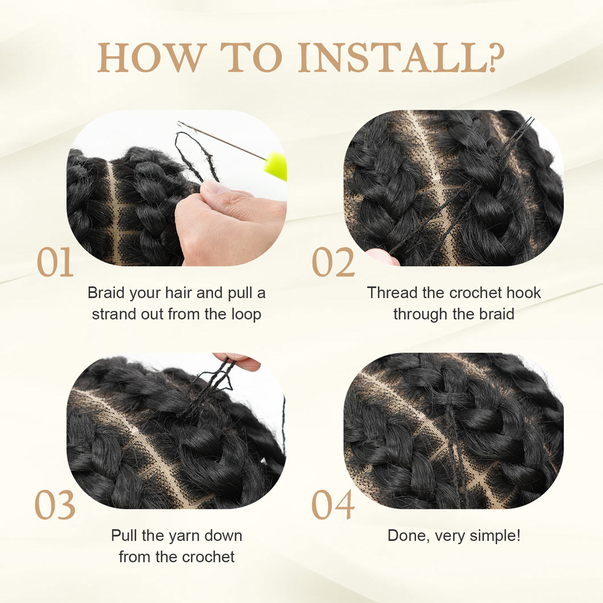 Interlocking Sisterlocks Feather Hair Extensions Curly Tips 100％ Real Micro Loc Extensions Human Hair, Natural Black