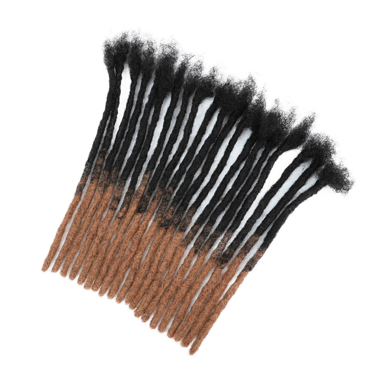 Fusion Locs 100％ Human Hair Loc Extensions, Air Locs Lighter and Softer, 0.6cm Thickness