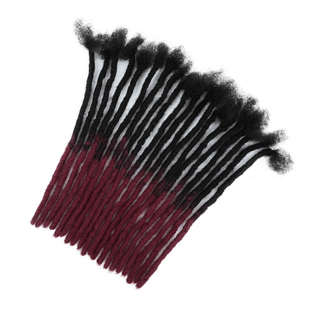 Fusion Locs 100％ Human Hair Loc Extensions, Air Locs Lighter and Softer, 0.6cm Thickness