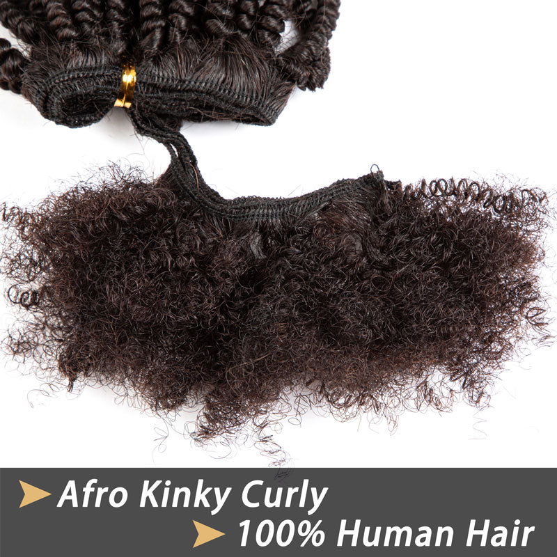 Afro Kinkys Weft Human Hair for Dreadlock Extensions Create, Repair