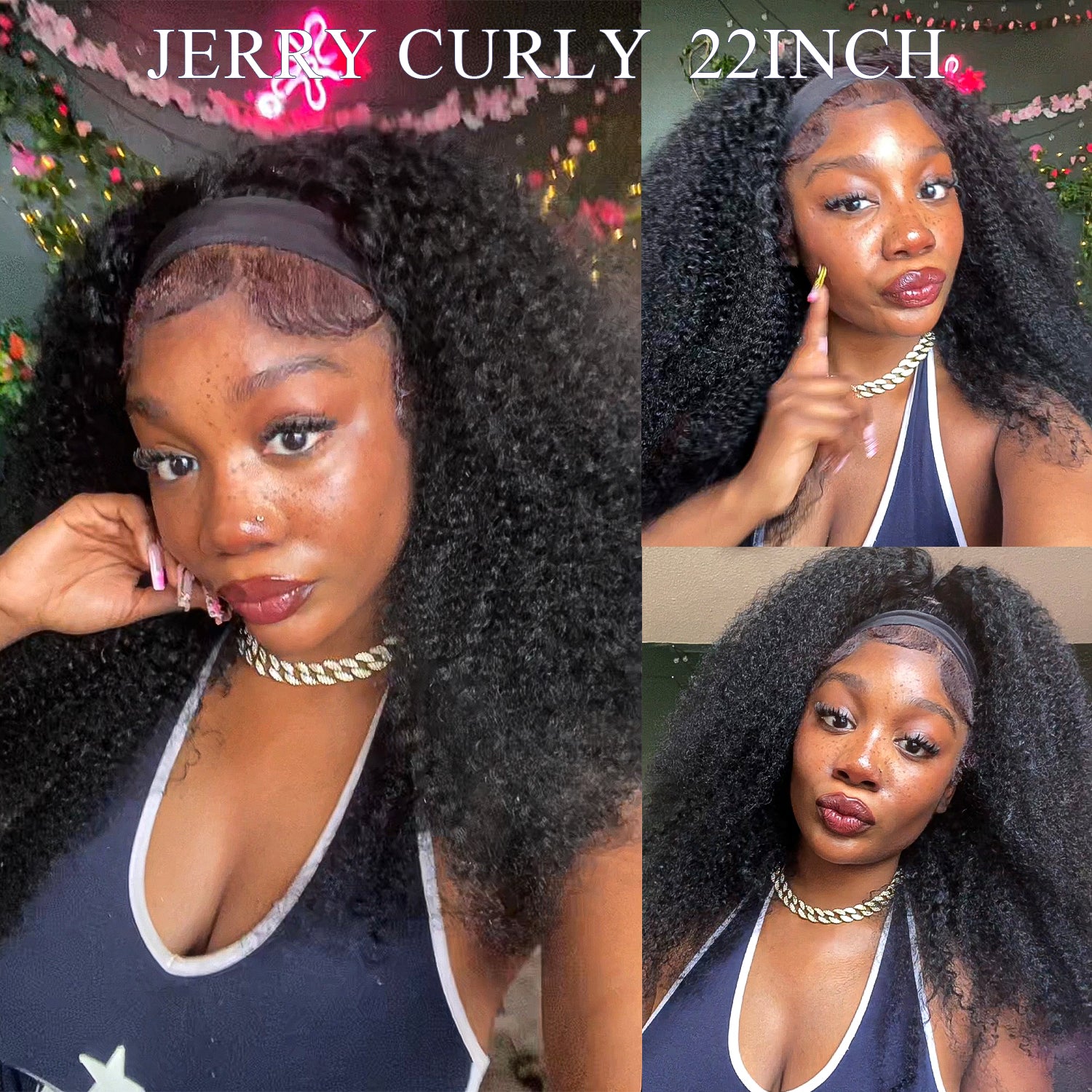 Jerry Curly Crochet Human Hair | Easy Install - Daixi Dreadology